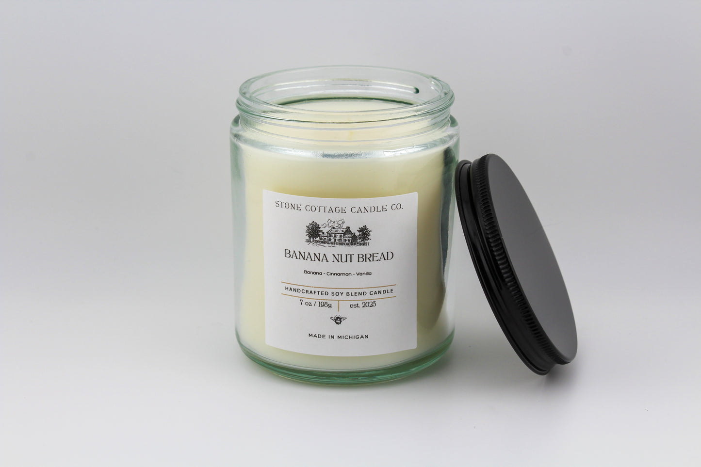 Banana Nut Bread- 7oz candle