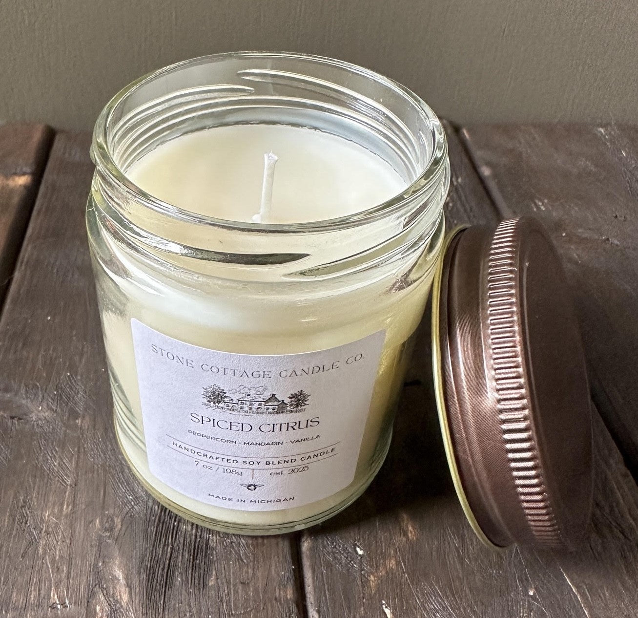 Spiced Citrus- 7oz Candle