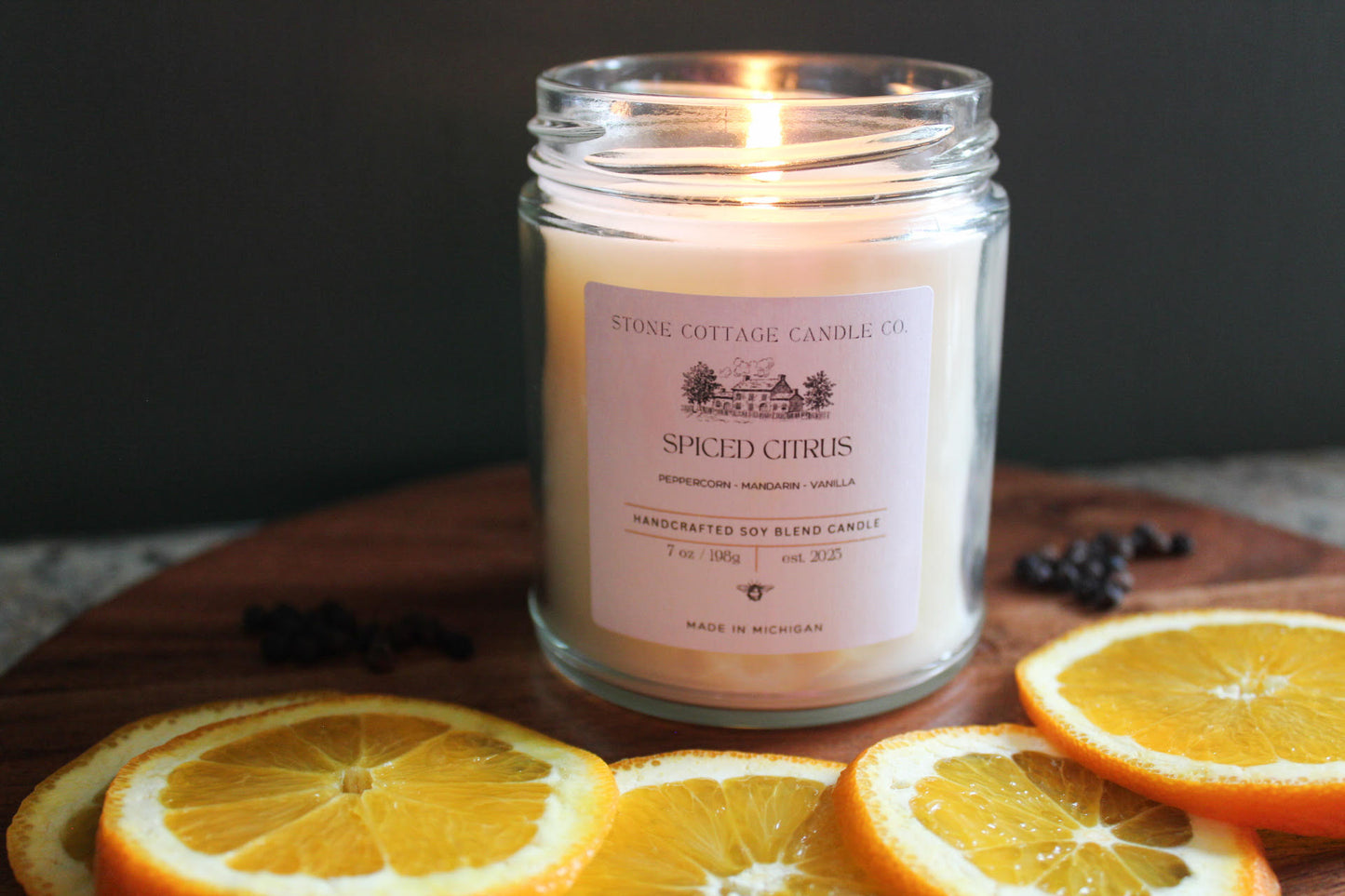 Spiced Citrus- 7oz Candle