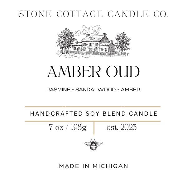 Amber Oud- 7oz Candle