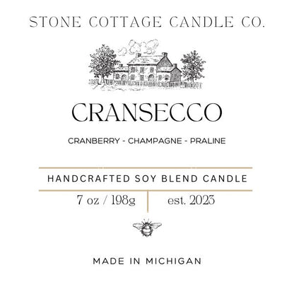 Cransecco- 7oz Candle