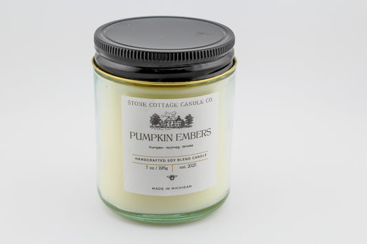 Pumpkin Embers- 7oz Candle