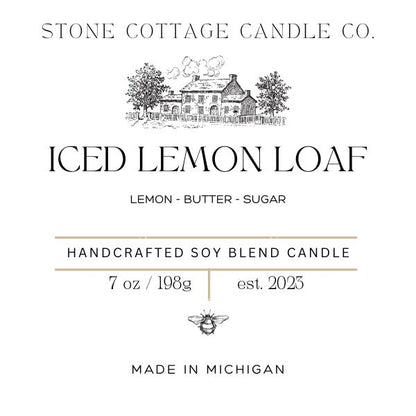 Iced Lemon Loaf- 7oz Candle